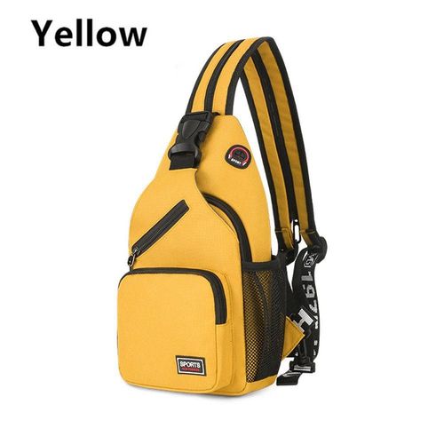 KISMIS 1PC Men Women Fashion Chest Bag Shoulder Bag Cross Bag Oxford Cloth Sport Bag Outdoor