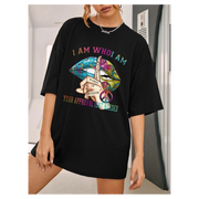 Ladies Whishper Words of Wisdom Oversized T Shirt Top