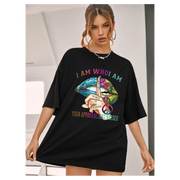 Ladies Whishper Words of Wisdom Oversized T Shirt Top