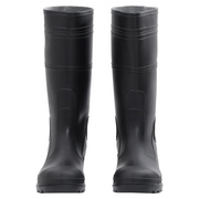 vidaXL Rain Boots Black Size 42 PVC