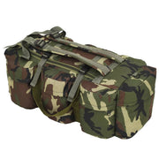 3-in-1 Army-Style Duffel Bag 90 L Olive Green