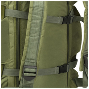 3-in-1 Army-Style Duffel Bag 90 L Olive Green