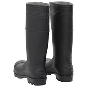 vidaXL Rain Boots Black Size 46 PVC