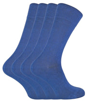 4 PAIRS Mens Bamboo Crew Socks - CR1