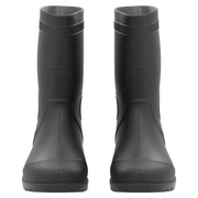 vidaXL Rain Boots Black Size 45 PVC