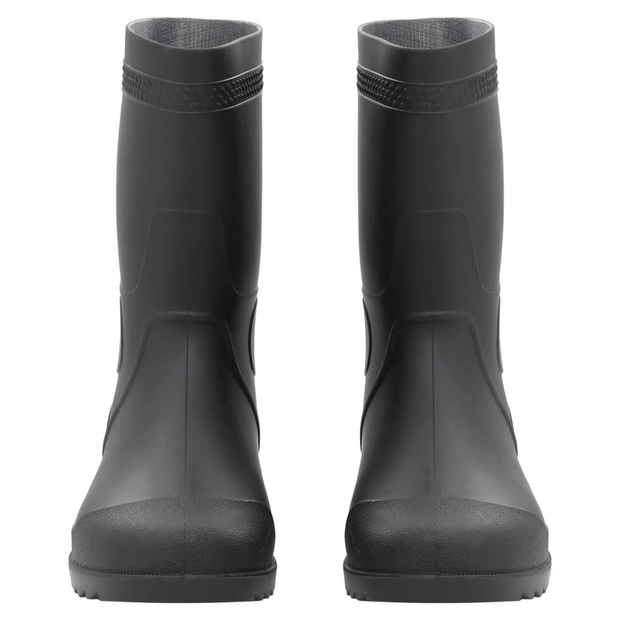 vidaXL Rain Boots Black Size 45 PVC