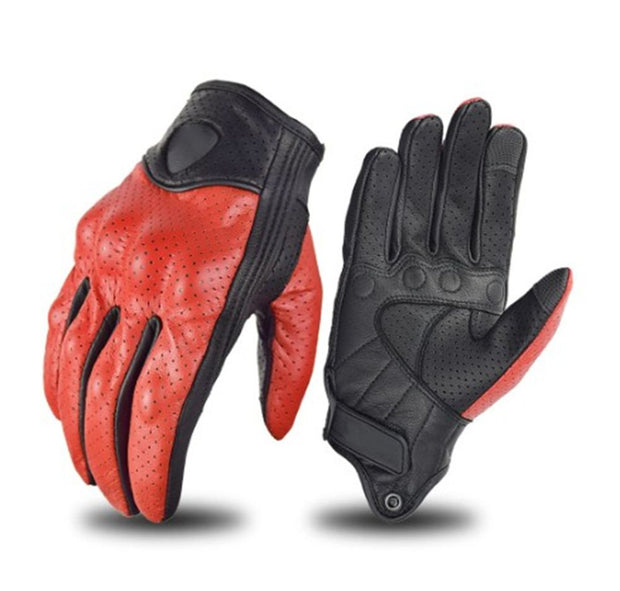 motorcycle accessories Motorcycle Gloves Leather Motocross Gloves Motorcyclist Protection Goatskin Touchscreen Gloves