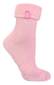 THMO - Ladies Plain Slipper Bed Socks