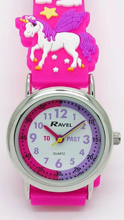 Ravel Kid's Cartoon Time Teacher Watch Multicolour R1513.79-87-Unicorn