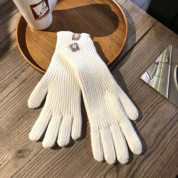 Women's Winter Gloves Cute Plush Warm Riding Gloves Women Solid Gloves Womens Gloves Fluffy Work Kids Winter Gloves