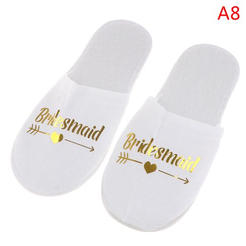 Bride Wedding Slippers For Bachelorette Party Decoration Bridesmaid Hen Party Slippers Ladies Bachelorette Party Supplies Gifts