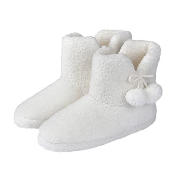 TEDDY BOOT SLIPPERS L CRM