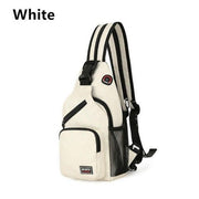 KISMIS 1PC Men Women Fashion Chest Bag Shoulder Bag Cross Bag Oxford Cloth Sport Bag Outdoor