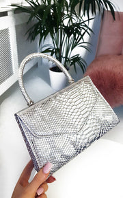 Croc Print Handbag