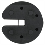 vidaXL Gazebo Weight Plates 4 pcs Black 220x50 mm Concrete