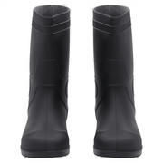 vidaXL Rain Boots Black Size 43 PVC