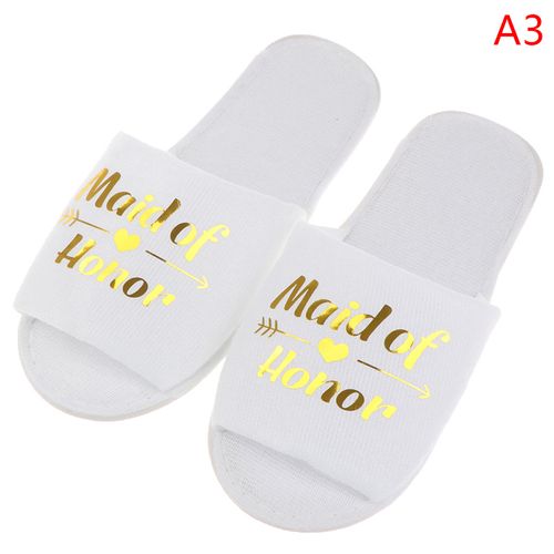 Bride Wedding Slippers For Bachelorette Party Decoration Bridesmaid Hen Party Slippers Ladies Bachelorette Party Supplies Gifts