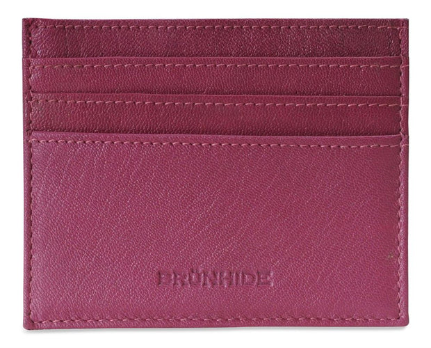 Brunhide Slim 100% Soft Leather Credit Card Holder - 254-300