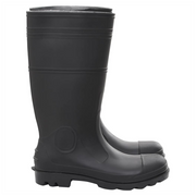 vidaXL Rain Boots Black Size 45 PVC