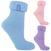 THMO - Ladies Plain Slipper Bed Socks