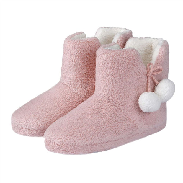 TEDDY BOOT SLIPPERS L BLSH