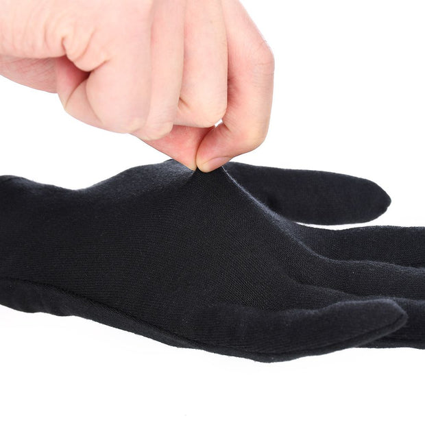 1 Pairs Women Men Gloves Black White Etiquette Thin Gloves Stretch Sunscreen Gloves Dance Tight Jewelry Gloves Driving Gloves