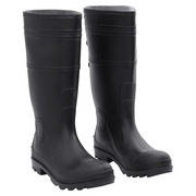 vidaXL Rain Boots Black Size 42 PVC