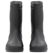 vidaXL Rain Boots Black Size 44 PVC