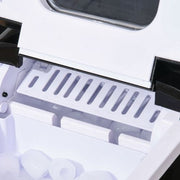 Ice Maker 12kg/24H Production with Scoop Basket for Home Office Black