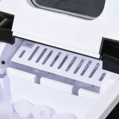 Ice Maker 12kg/24H Production with Scoop Basket for Home Office Black