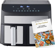 Domestic King 7L Digital Dual Basket 2400W Air Fryer- DK18094