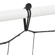 Football Goal with Net White&Black 184x61x123 cm Steel&PE