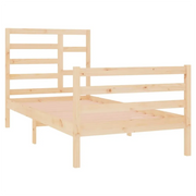 Bed Frame Solid Wood 75x190 cm to 200 x 200 cm