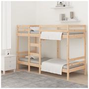 Bunk Bed 75 x 190 cm to 90x200 cm Solid Wood Pine