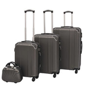 Four Piece Hardcase Trolley Set Champagne