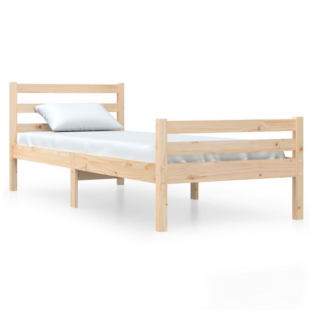 Bed Frame Solid Wood 75x190 cm to 200 x 200 cm