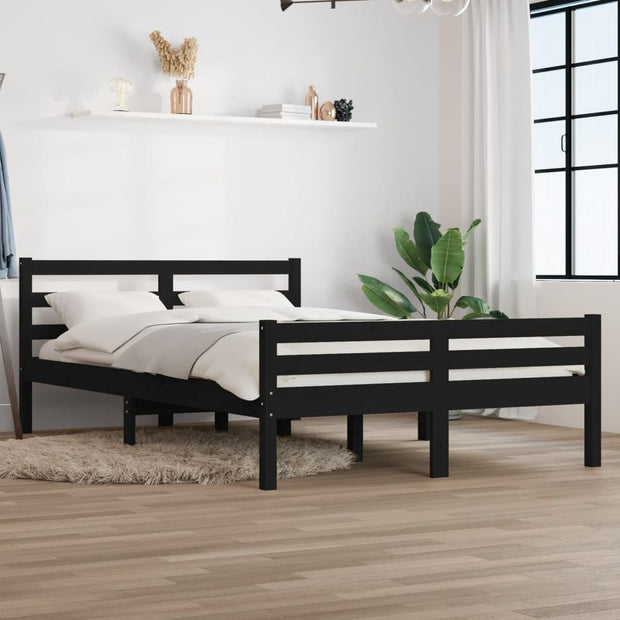 Bed Frame Solid Wood 75x190 cm to 200 x 200 cm