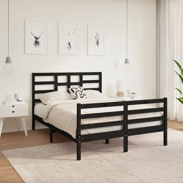 Bed Frame Solid Wood 75x190 cm to 200 x 200 cm