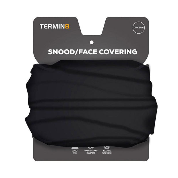 3 Pack Termin8 Snood and Face Covering, Grey Camo, Black & Light Grey