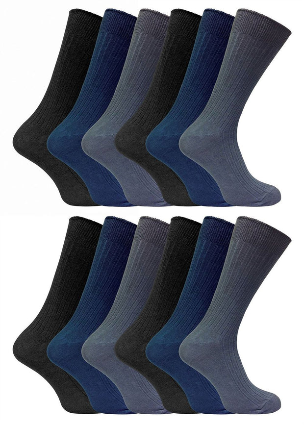 24 Pairs 100% Cotton Socks