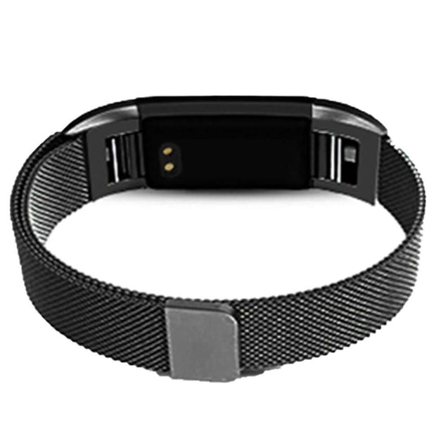 Aquarius AQ115 Splash proof Fitness Tracker with Metal Mesh Strap, Space Grey