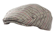 Mens Houndstooth Flat Cap