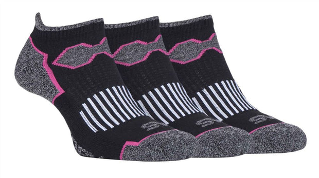 Storm Bloc - 3 Pairs Ladies Bright Sport Trainer Socks