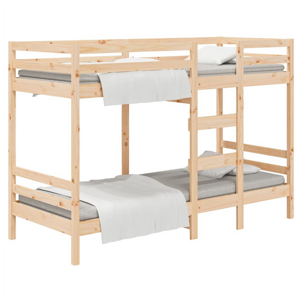 Bunk Bed 75 x 190 cm to 90x200 cm Solid Wood Pine