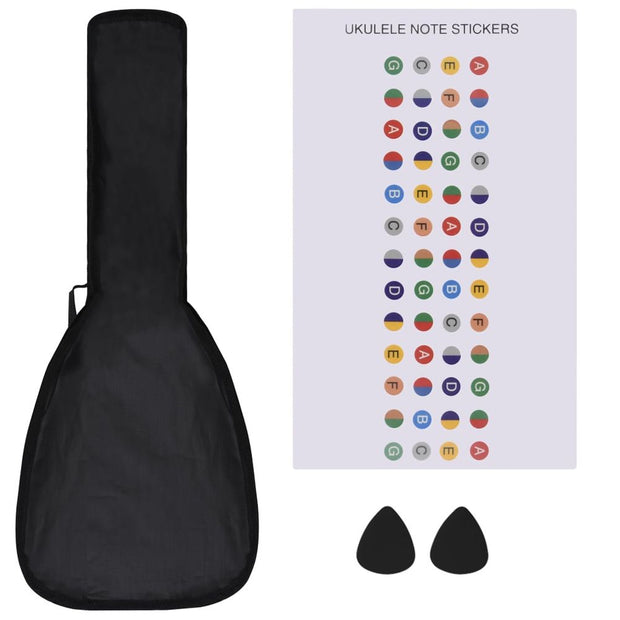 Soprano Ukulele Set with Bag for Kids 21" to 23"