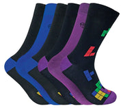 6 Pairs Funky Bamboo Socks