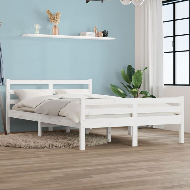 Bed Frame Solid Wood 75x190 cm to 200 x 200 cm