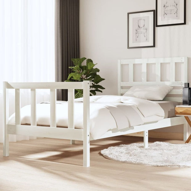 Bed Frame Solid Wood 90x200 cm Single to 180x200 cm Super King