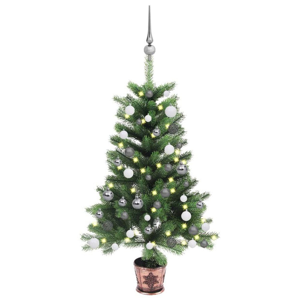 Artificial Christmas Tree with LEDs & Ball Set 65 cm to 240 cm