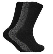 3 Pairs Mens Wool Blend Socks